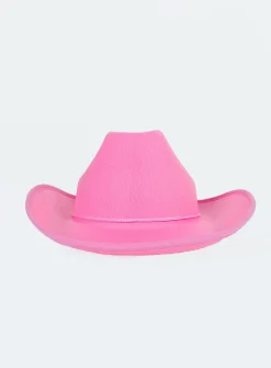 Princess Polly Coulson Cowboy Hat  Pink Online