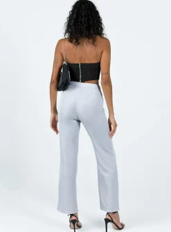 Princess Polly Croft Pantsglitter Silver Outlet