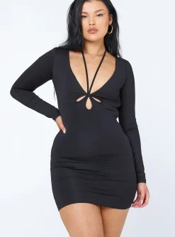 Princess Polly Cruze Mini Dress  Black Shop