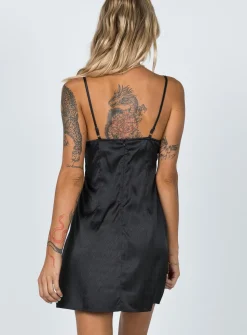 Princess Polly Dale Mini Dress Black Outlet