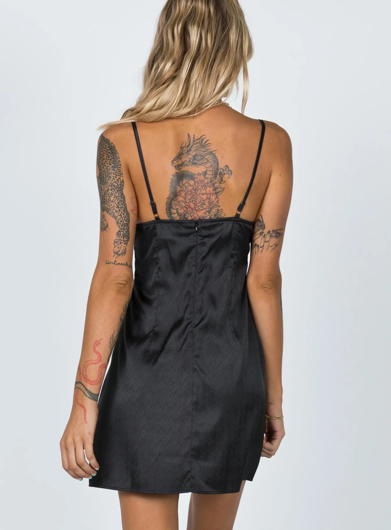 Princess Polly Dale Mini Dress Black Outlet