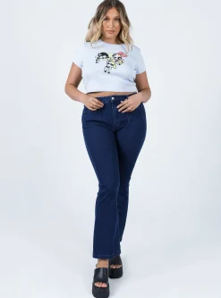 Princess Polly Dalta Mid Rise Flarejeans   Denim Store