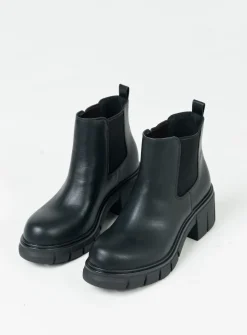 Princess Polly Damage Boots Black Flash Sale