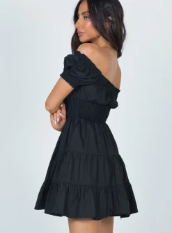 Princess Polly Daniela Mini Dress Black New