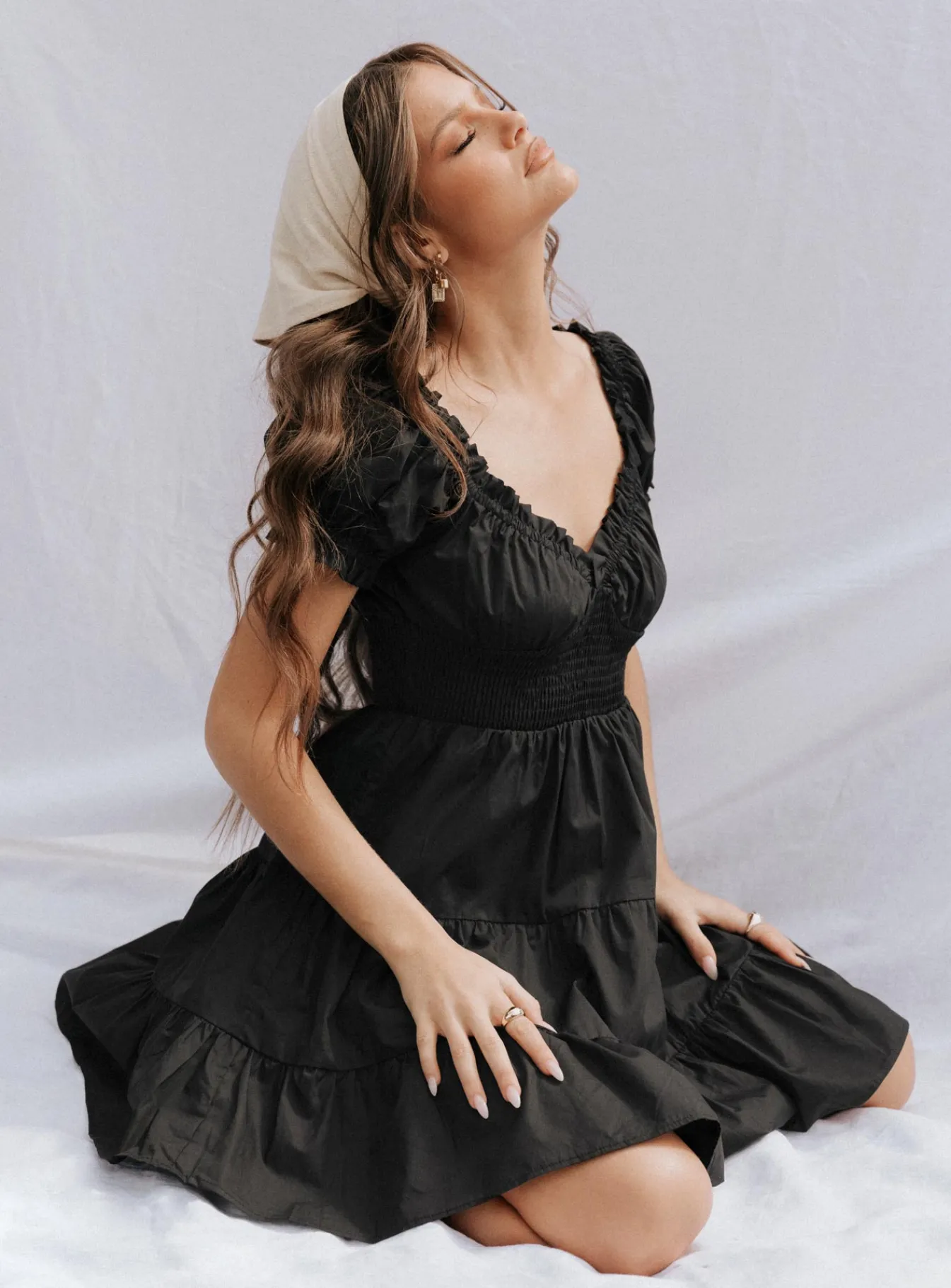 Princess Polly Daniela Mini Dress Black New