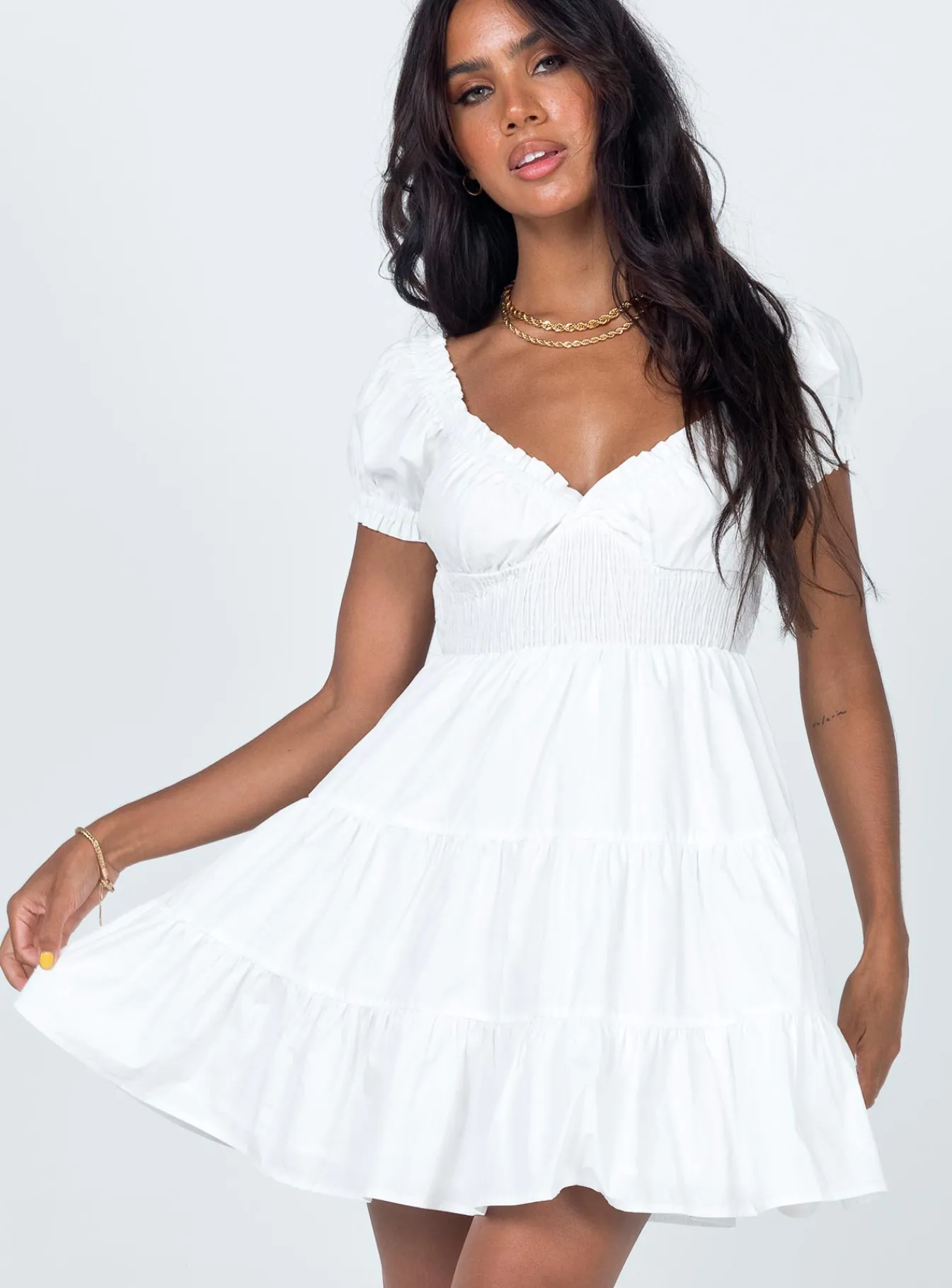 Princess Polly Daniela Mini Dress White Discount