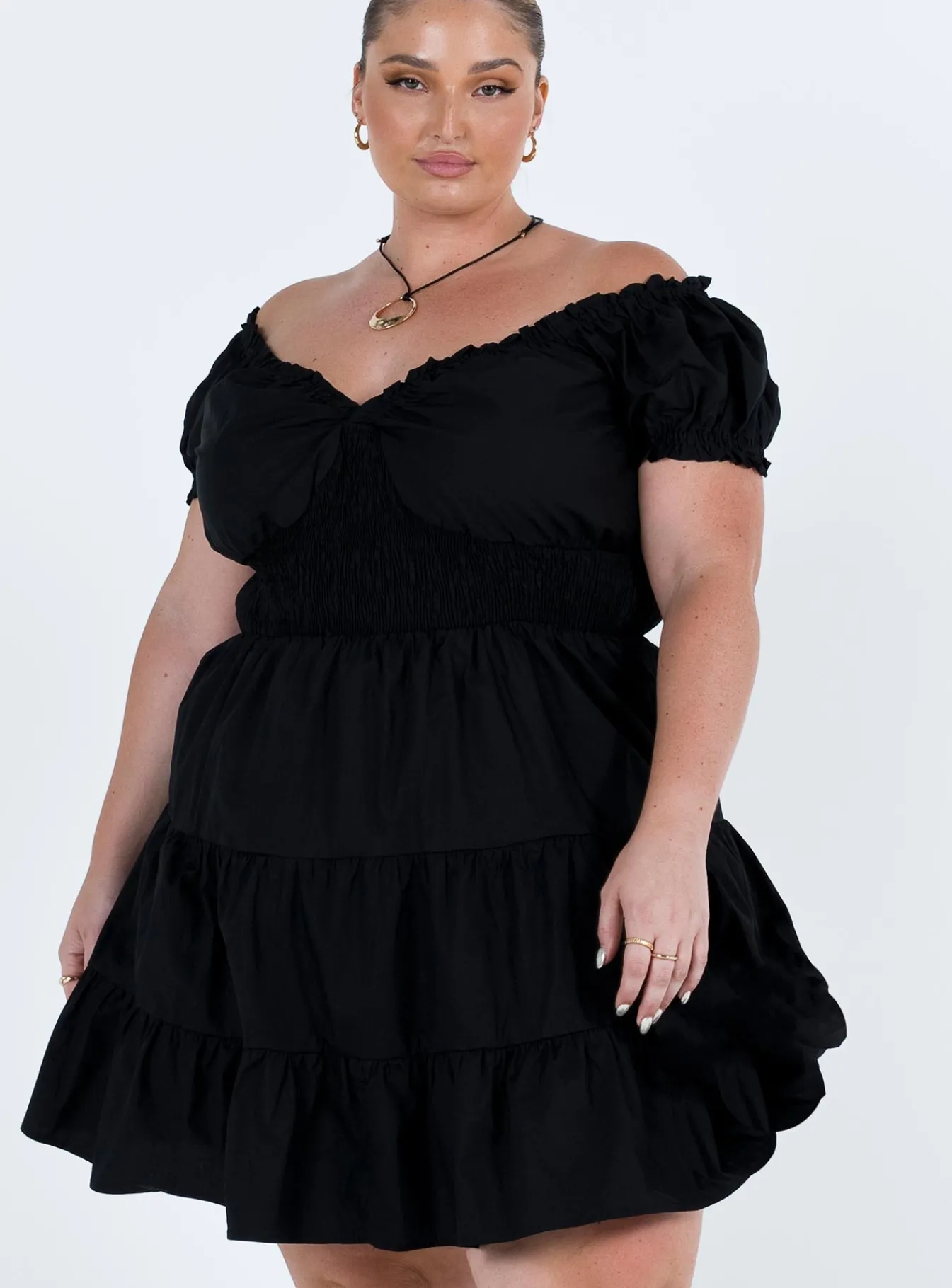 Princess Polly Daniela Mini Dresscurve Black Clearance