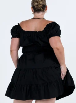 Princess Polly Daniela Mini Dresscurve Black Clearance