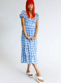 Princess Polly Danny Midi Dress Blue Flash Sale