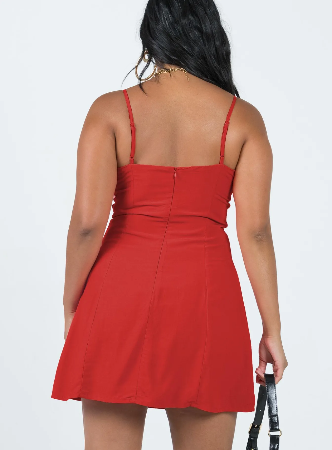 Princess Polly Dare Devil Mini Dress Red Cheap