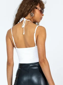 Princess Polly Dargo Bodysuit  White New