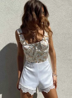 Princess Polly Darlene Shorts White Hot