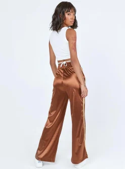 Princess Polly Dave Trackpants Brown Best Sale