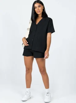 Princess Polly Davian Set  Black Clearance
