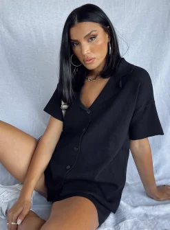 Princess Polly Davian Set  Black Clearance