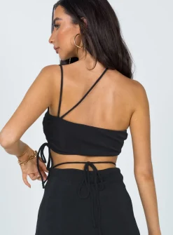 Princess Polly Davina Top  Black Sale