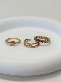 Princess Polly Dawney Ring Pack  Gold Hot