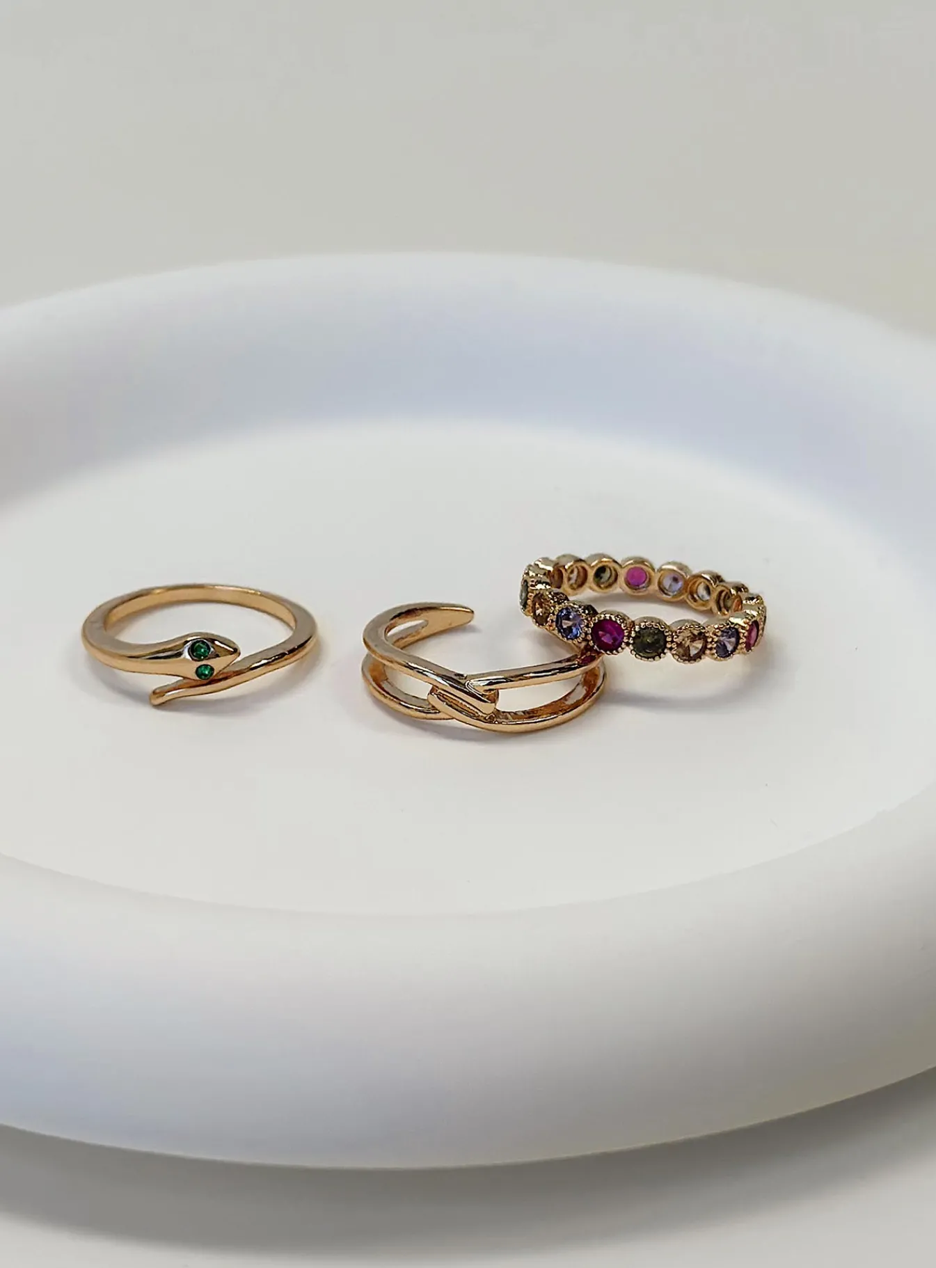 Princess Polly Dawney Ring Pack Gold Hot