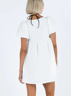 Princess Polly Daxton Mini Dress  White Store