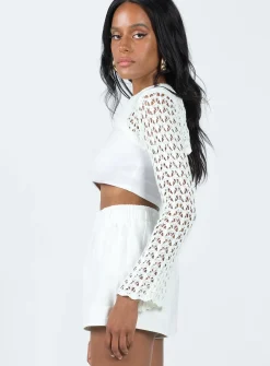 Princess Polly Day Dream Shorts White Fashion