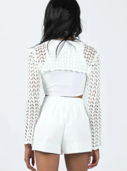 Princess Polly Day Dream Shorts White Fashion