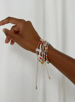 Princess Polly Day Dreamer Bracelet Set Multi Clearance