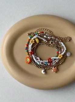 Princess Polly Day Dreamer Bracelet Set  Multi Clearance