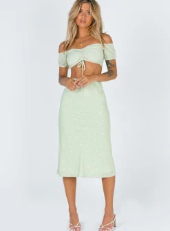 Princess Polly Day Dreamer Set Green Best Sale