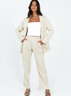 Princess Polly Deagon Pants Cream Sale