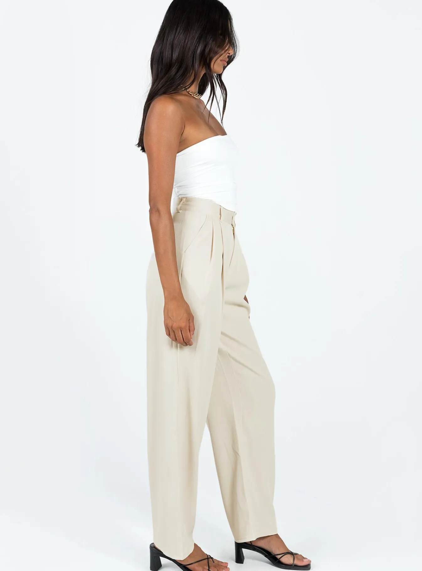 Princess Polly Deagon Pants Cream Sale