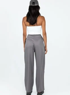 Princess Polly Deagon Pants  Grey Cheap
