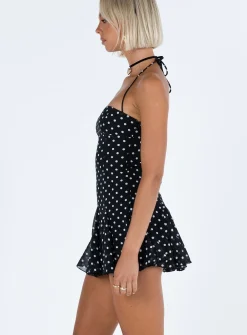 Princess Polly Delamere Mini Dress Black / White Discount