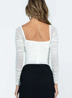 Princess Polly Delany Bodysuit White Best Sale