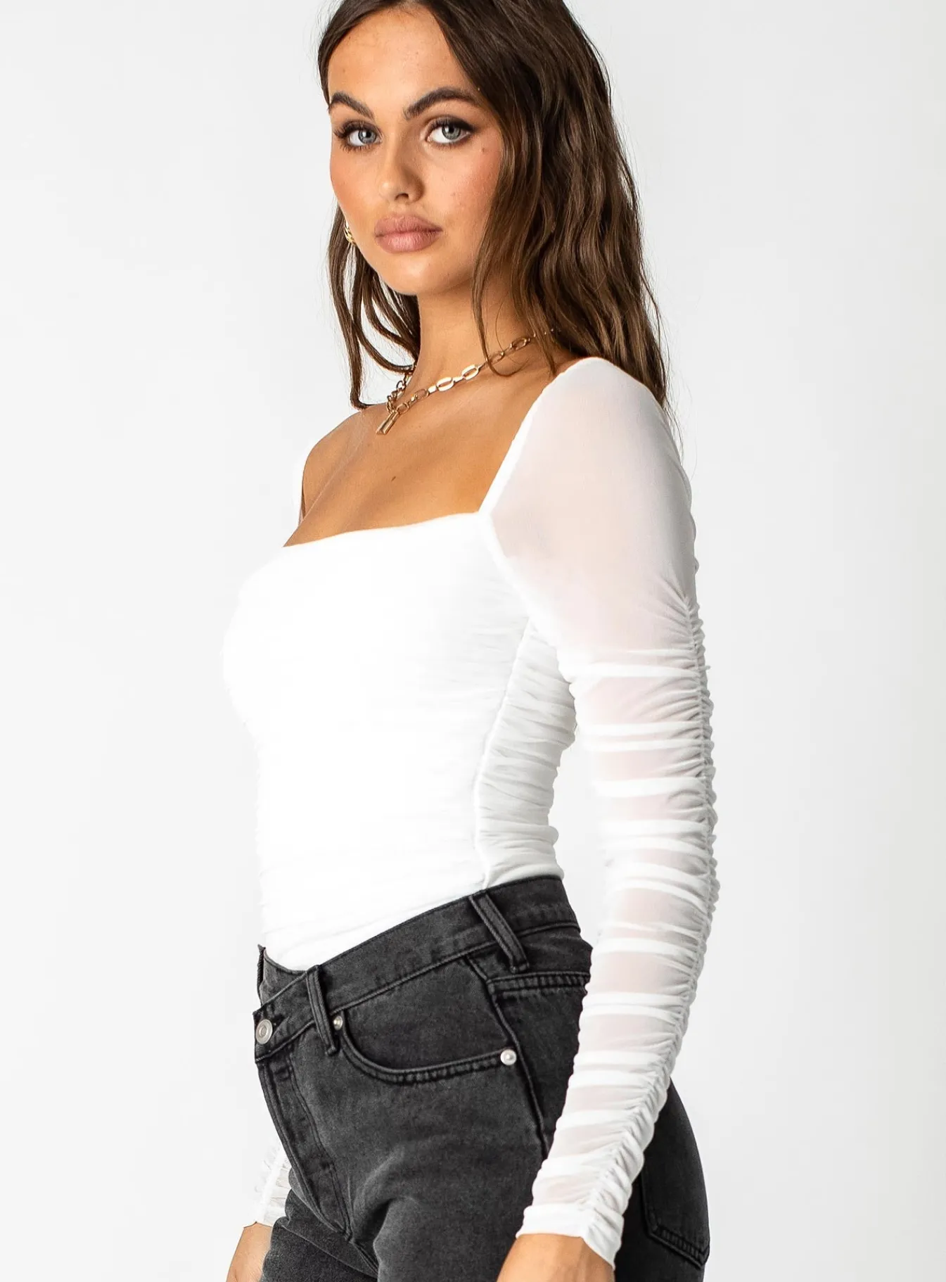 Princess Polly Delany Bodysuit White Best Sale