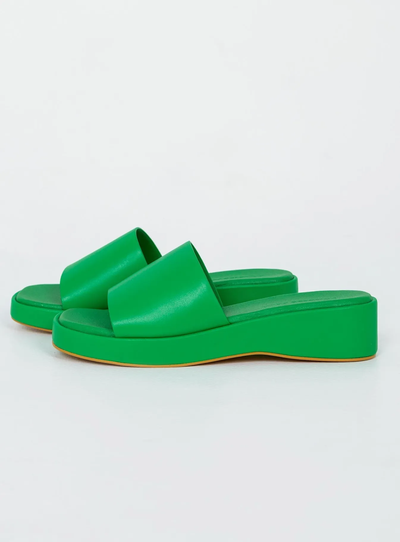 Princess Polly Delia Sandals Primary Green Flash Sale