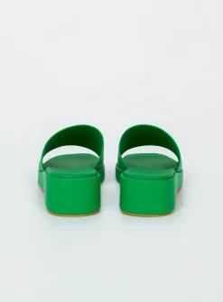 Princess Polly Delia Sandals Primary Green Flash Sale