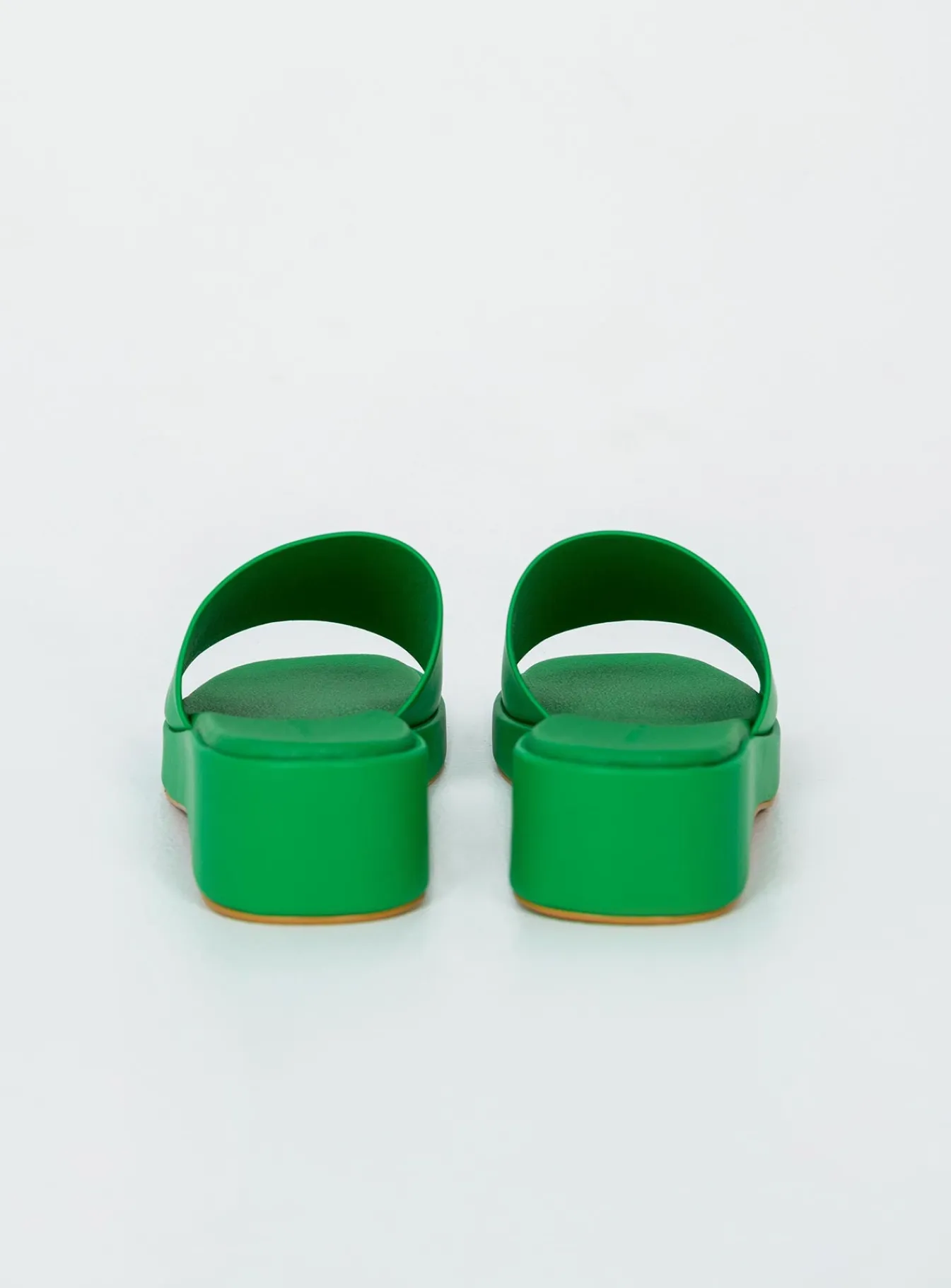 Princess Polly Delia Sandals Primary Green Flash Sale