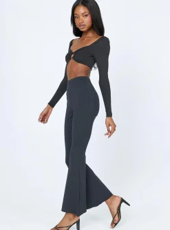 Princess Polly Dellan Pants  Black Best