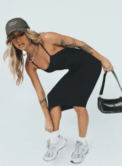 Princess Polly Deme Maxi Dress  Black Flash Sale
