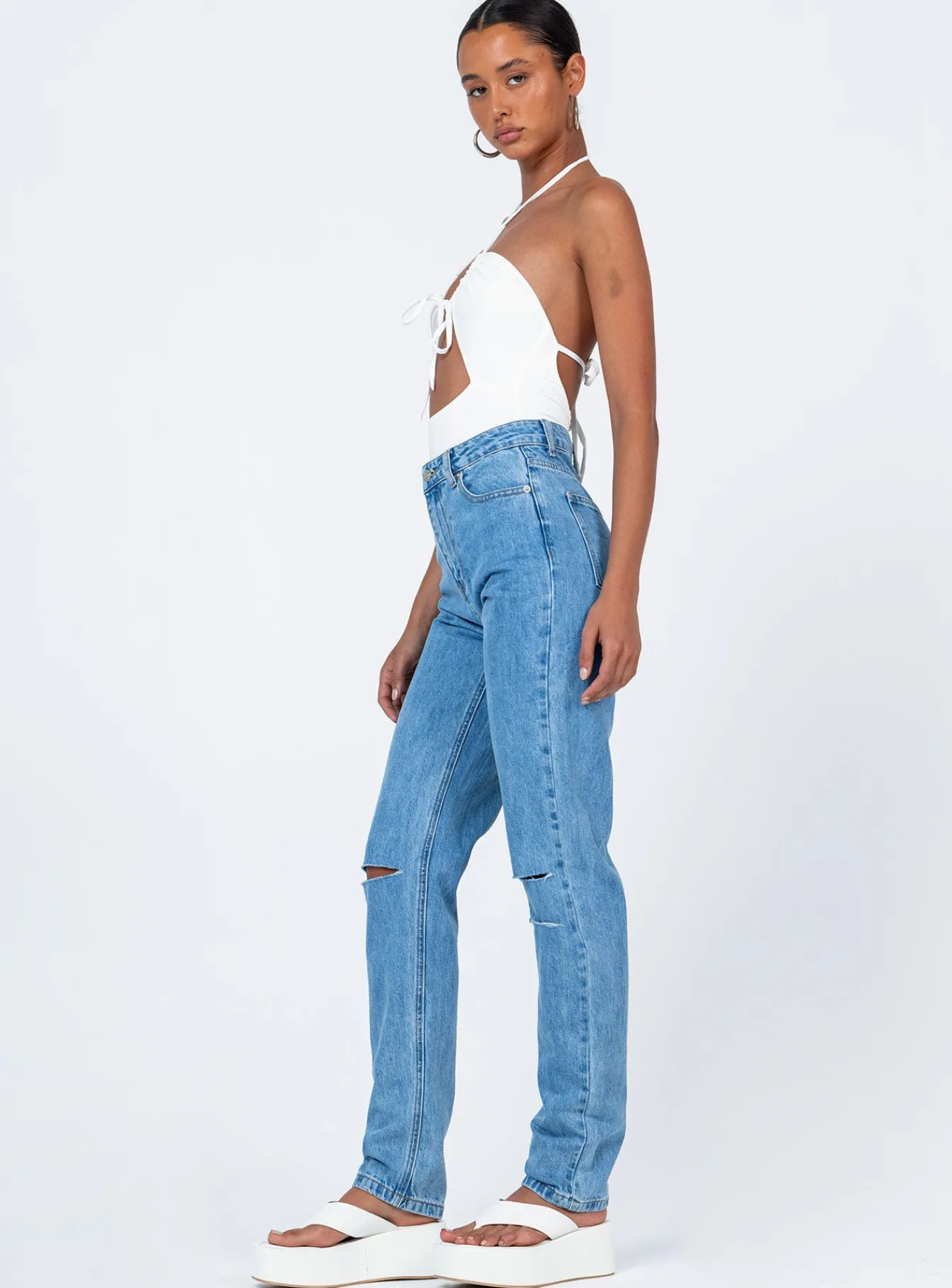 Princess Polly Demmi Skinnyjeans Denim Flash Sale