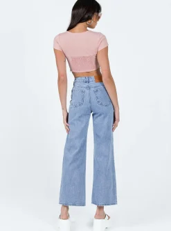 Princess Polly Denver Denim Jeans Mid Wash Outlet