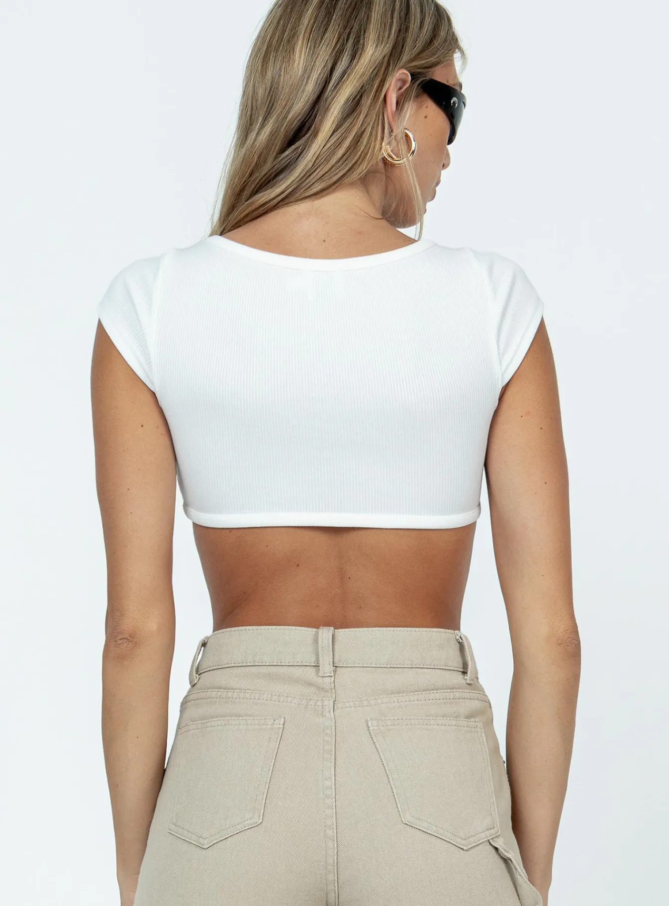 Princess Polly Desmond Top White New