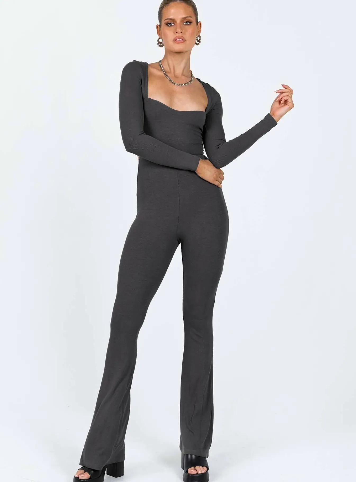 Princess Polly Devera Jumpsuit Slate Store