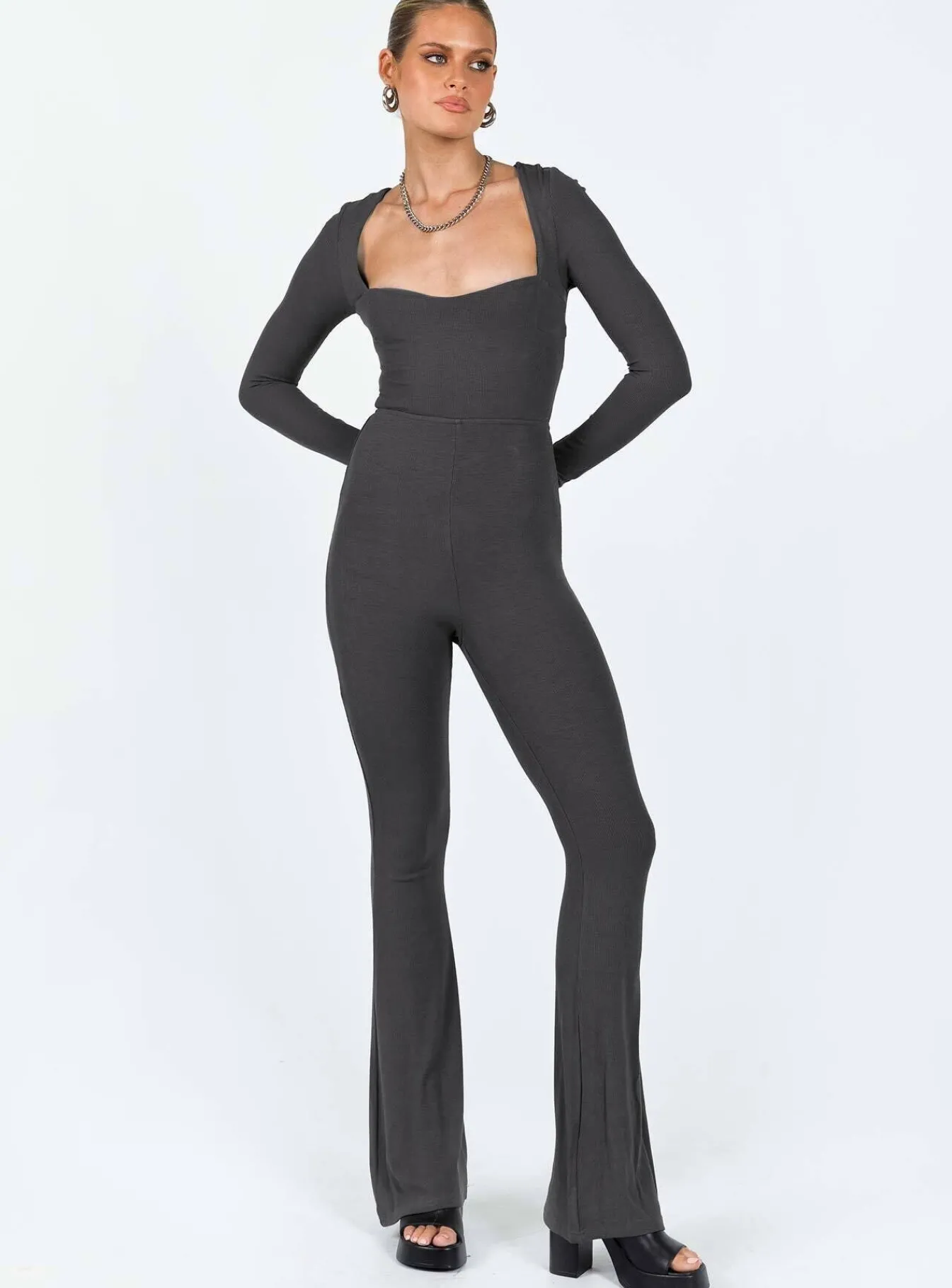 Princess Polly Devera Jumpsuit Slate Store