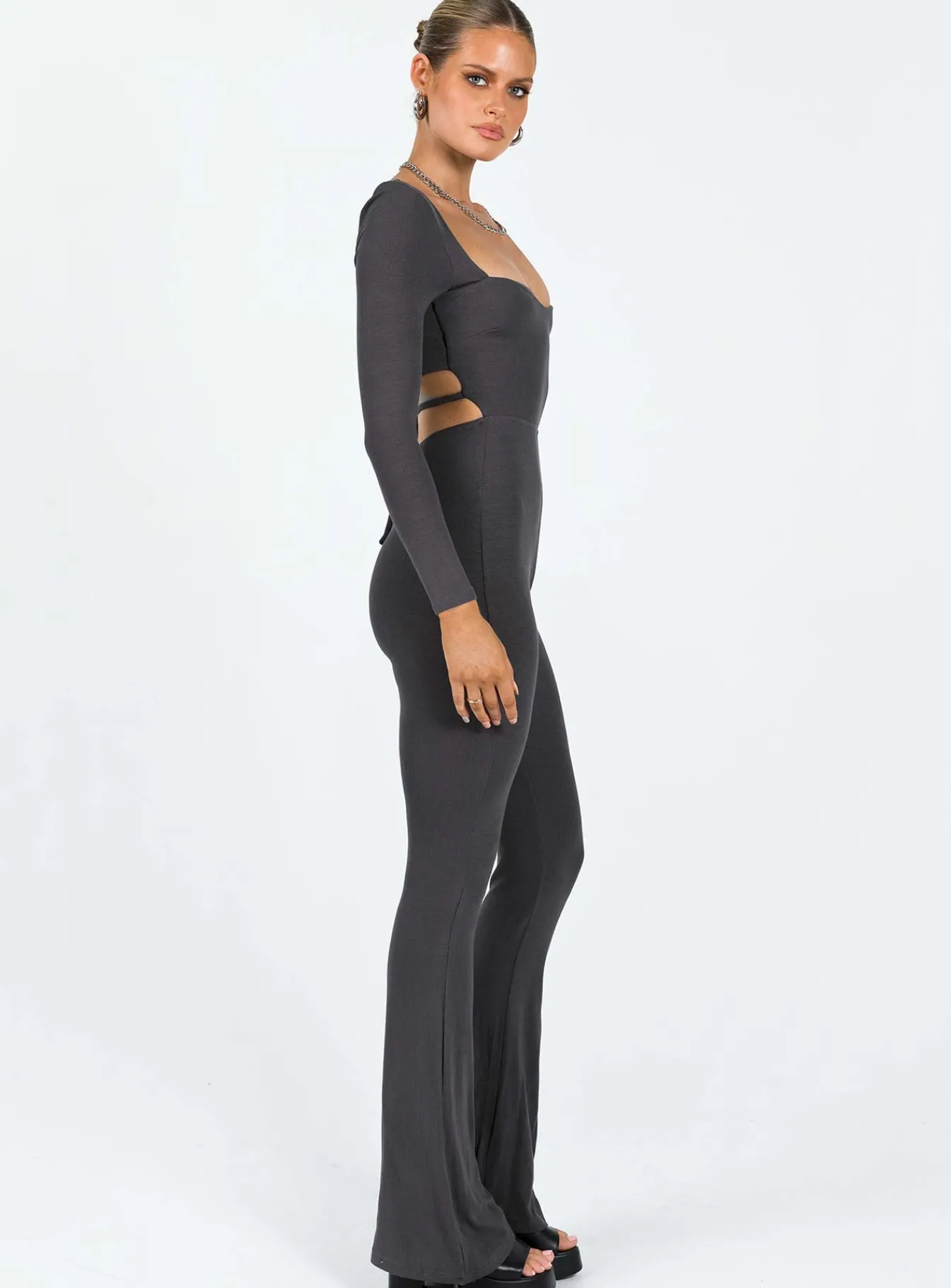 Princess Polly Devera Jumpsuit Slate Store