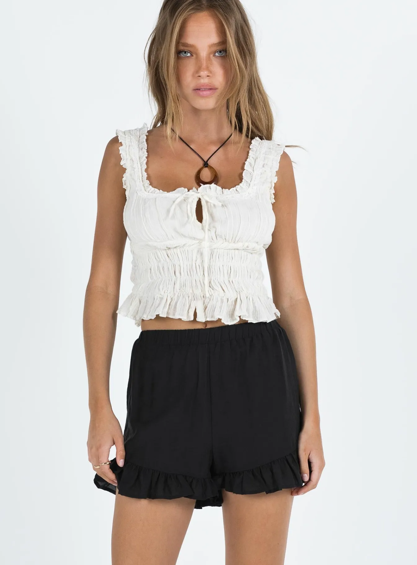 Princess Polly Devija Shorts Black Cheap