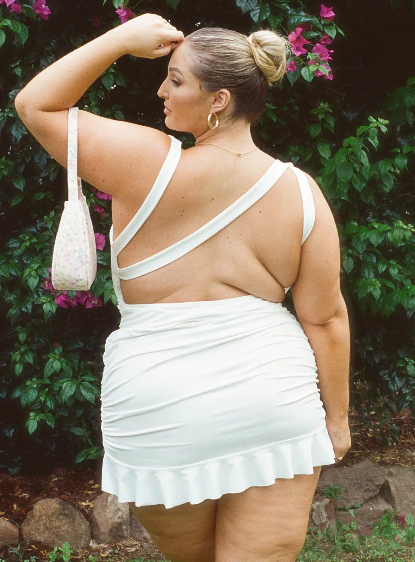 Princess Polly Devotion Mini Dresscurve White Fashion