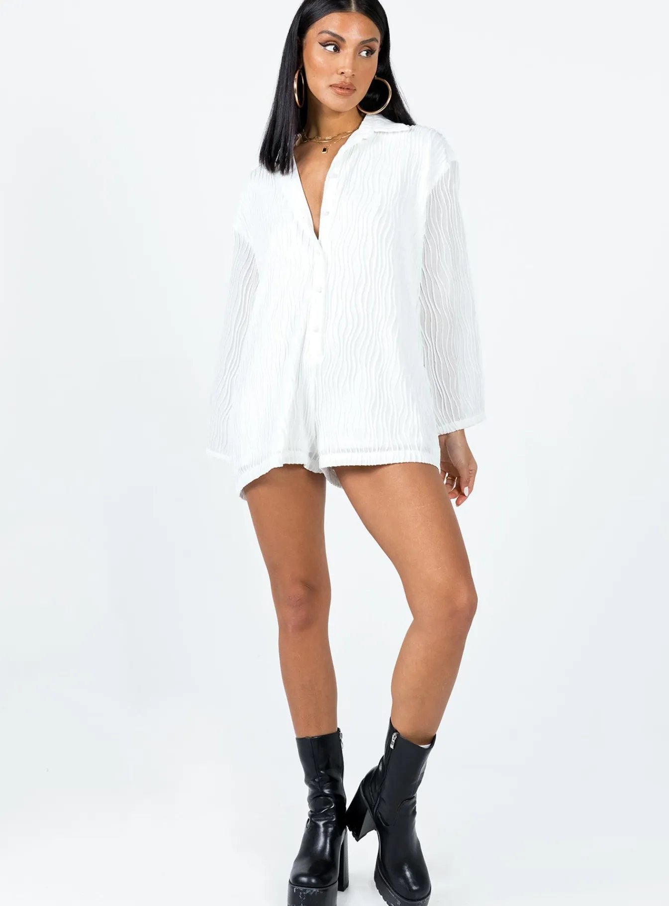 Princess Polly Dimitry Romper White Best Sale