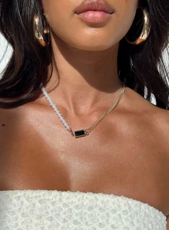 Princess Polly Dina Necklace  Multi Hot