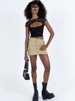 Princess Polly Dobelle Top Black Online